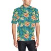 Personalized Plumeria Tropical Flower Design Men'S Polo Shirt - Get The Tropical Vibes Going
