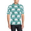 Personalized Polar Bear Pattern Men'S Polo Shirt - 3D All Over Print - Add Style To Your Wardrobe