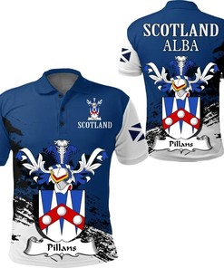 Personalized Scottish Family Crest Polo Shirt - Make It Yours With Pillans Scotland
