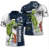 Personalized Seattle Seahawks Nfl The Grinch Christmas Polo Shirt - Must-Have For 3D Printed Polo Shirt Enthusiasts