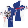 Personalized Signed 3D Polo Collar Shirt For Buffalo Bills Players