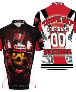 Personalized Skull 3D All Over Print Polo Shirt- Tampa Bay Buccaneers Nfl Champions 2021
