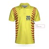 Personalized Softball Polo Shirt - Short Sleeve Custom Name Number: Unique Clothing For Softball Fans
