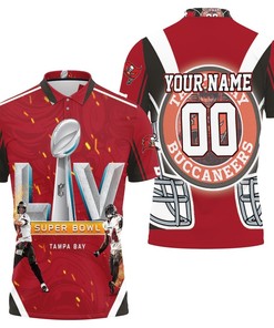 Personalized Super Bowl Champions 3D All Over Print Polo Shirt- Tampa Bay Buccaneers 2021 Fan Gift