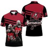 Personalized Tampa Bay Buccaneers Kwon Alexander Tom Brady Signed 3D Printed Polo Shirt - For Fans