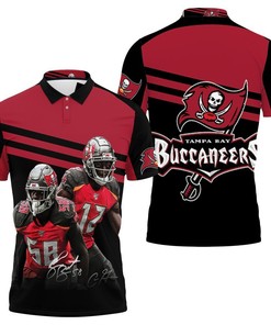 Personalized Tampa Bay Buccaneers Kwon Alexander Tom Brady Signed 3D Printed Polo Shirt - For Fans
