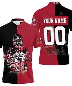 Personalized Tampa Bay Buccaneers Logo Legend Jameis Winston 3D Printed Polo Shirt - Perfect Gift For Nfl Fans
