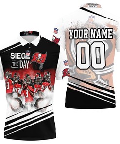 Personalized Tampa Bay Buccaneers Siege The Day Nfc South Division Champions 2021 Polo Shirt - Ideal For Fans