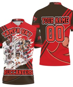 Personalized Tampa Bay Buccaneers Super Bowl Champions 2021 All Over Print Polo Shirt - Perfect Fan Gift