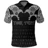 Personalized Tattoo-Style Raven Of Odin Polo Shirt - Add Some Edge To Your Look