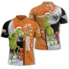 Personalized Texas Longhorns Ncaa The Grinch Christmas Polo Shirt - Must-Have For Personalized Polo T-Shirt Fans