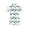 Personalized Tuna Fish Print 3D Polo Shirt For Women, Perfect Gift For Seafood Lovers