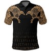Personalized Viking Polo Shirt - The Raven Of Odin Tattoo Design - Make It Yours