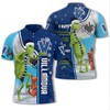 Personalized Villanova Wildcats Ncaa The Grinch All Over Print Polo Shirt For Athleisure T-Shirt Fans