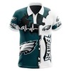 Philadelphia Eagles Beating Curve Polo Shirt - Edgy Fan Gear