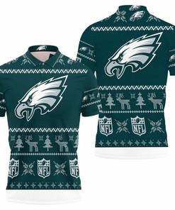 Philadelphia Eagles Christmas 3D Polo Shirt - Festive Fan Gear