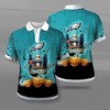 Philadelphia Eagles Halloween 3D Polo Shirt - Spooky Fan Gear