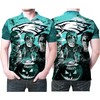 Philadelphia Eagles Halloween Pumpkin Head 3D Polo Shirt - Spooky Style For Fans