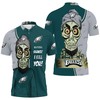 Philadelphia Eagles Haters Silence The Dead Terrorist 3D Polo Shirt - Bold Message Fan Gear
