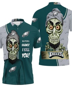 Philadelphia Eagles Haters Silence The Dead Terrorist 3D Polo Shirt - Bold Message Fan Gear