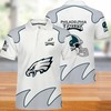 Philadelphia Eagles Men'S White Polo Shirt - Classic Fan Gear