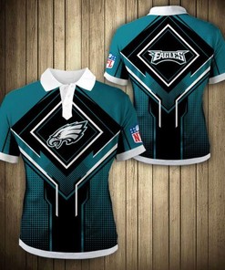 Philadelphia Eagles Square Lattice Polo Shirt - Stylish Fan Gear