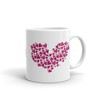 Pink Hearts Heart Valentines Day Mug Set for Her, Romantic and Cute Couple Gift