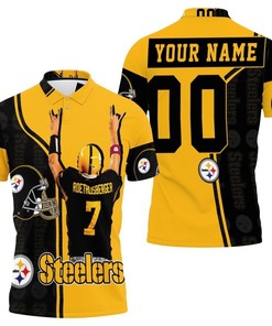 Pittsburgh Steelers All-Over Print Great Player 2020 Nfl Season Personalized Polo Shirt - 7 Ben Roethlisberger 7