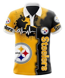 Pittsburgh Steelers Beating Curve 3D Personalized Polo Shirt For Fans - Nfl Gift