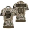 Pittsburgh Steelers Camouflage Pattern Personalized Polo Shirt - Ideal For Fans