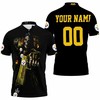 Pittsburgh Steelers Death God Hold 3D Printed Polo Shirt - Fans Gift