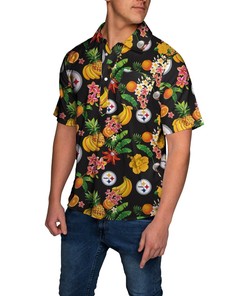 Pittsburgh Steelers Fruit Flair Short Sleeve Polo Shirt - Men'S Nfl Fan Gift
