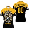 Pittsburgh Steelers Great Player Signature Jersey Polo Shirt - Amazing Gift For Fans