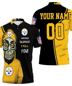 Pittsburgh Steelers Haters Silence Personalized Polo Shirt - Nfl Fans Gift