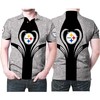Pittsburgh Steelers Heart Logo Twinkle 3D Printed Fan Gift Polo Shirt - Ideal Gift For Fans