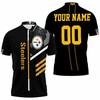 Pittsburgh Steelers Nfl Here We Go 3D Personalized Polo Shirt - Ideal For Fans