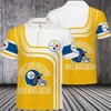 Pittsburgh Steelers Personalized Name & Number Polo Shirt For Fans