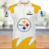 Pittsburgh Steelers Personalized Polo T-Shirt With Name & Number For Fans
