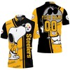 Pittsburgh Steelers Snoopy 3D Personalized Polo Shirt For Fans