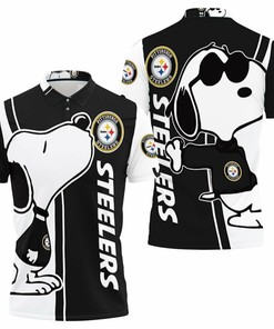 Pittsburgh Steelers Snoopy Lover 3D Printed Polo Shirt For Fans