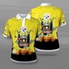 Pittsburgh Steelers Spooky Halloween 3D Polo Shirt For Fans