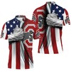 Pittsburgh Steelers Under American Flag 3D Jersey Polo - Show Off Your Patriotism And Support For The Steelers