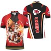 Player-Worn Uniform Design - Afc West Champs Kc Chiefs Super Bowl 2021 3D Polo Shirt