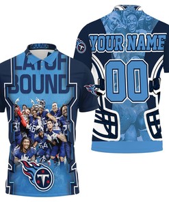 Playoff Round Personalized Polo Shirt - Tennessee Titans Super Bowl 2021 Afc South Champions - Great For Celebrations