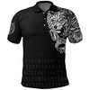 Polo Shirt - Dark Norse Wolf Tattoo Design - Be Bold And Daring With This Edgy Look