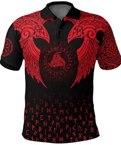 Polo Shirt - Nordic Raven Tattoos Design - A Classic Design With A Modern Twist