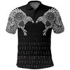 Polo Shirt - The Raven Of Odin Tattoo Design For Fans - A Must-Have For Viking Enthusiasts
