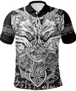 Polo Shirt - Wolf And Raven Special Design - A Unique And Eye-Catching Look
