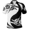 Polo Shirt - Ying Yang Raven Design - Classic Design With A Twist