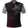 Polo Shirts - The Raven Of Odin Rune Blood Design - A Look That'S Striking And Bold